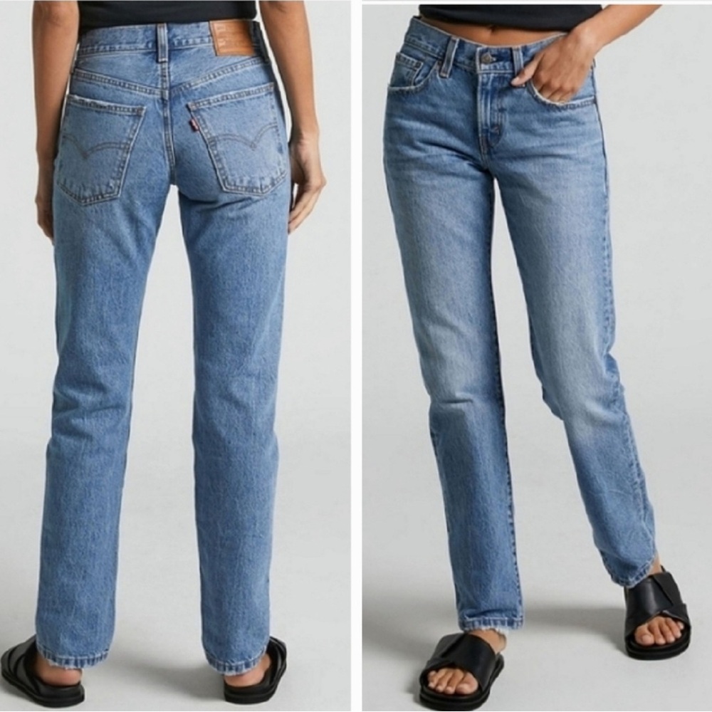 Levi's Blue Straight Leg Jeans Classic Style